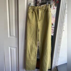 BDG Low A-wide green pants